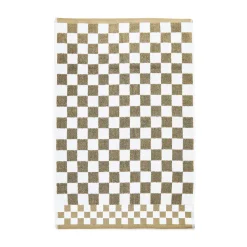 Mocha Check Hand Towel