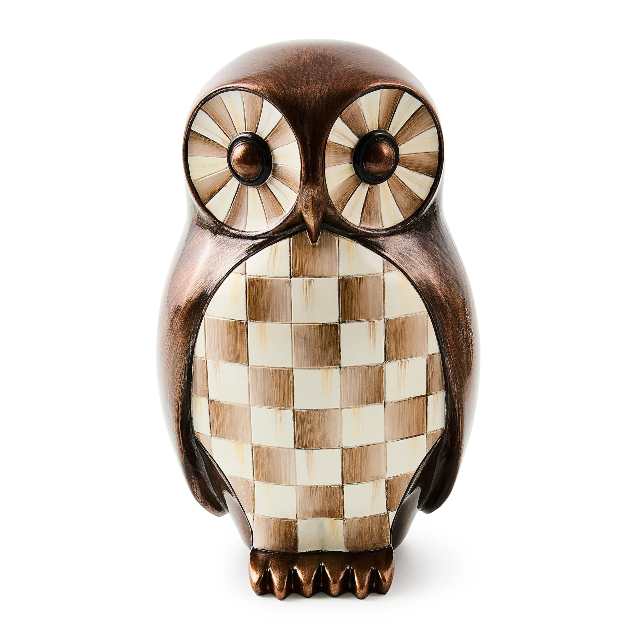 Mocha Check Owl