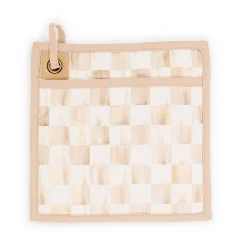 Mocha Check Potholder