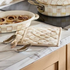 Mocha Check Potholder