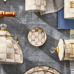 Mocha Check Relish Dish