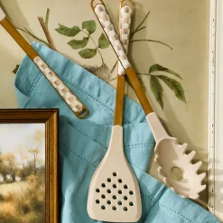 Mocha Check Slotted Spatula