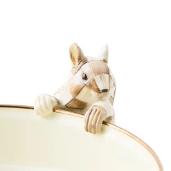Mocha Check Squirrel Pot Climber