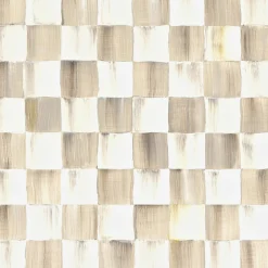 Mocha Check Wallpaper