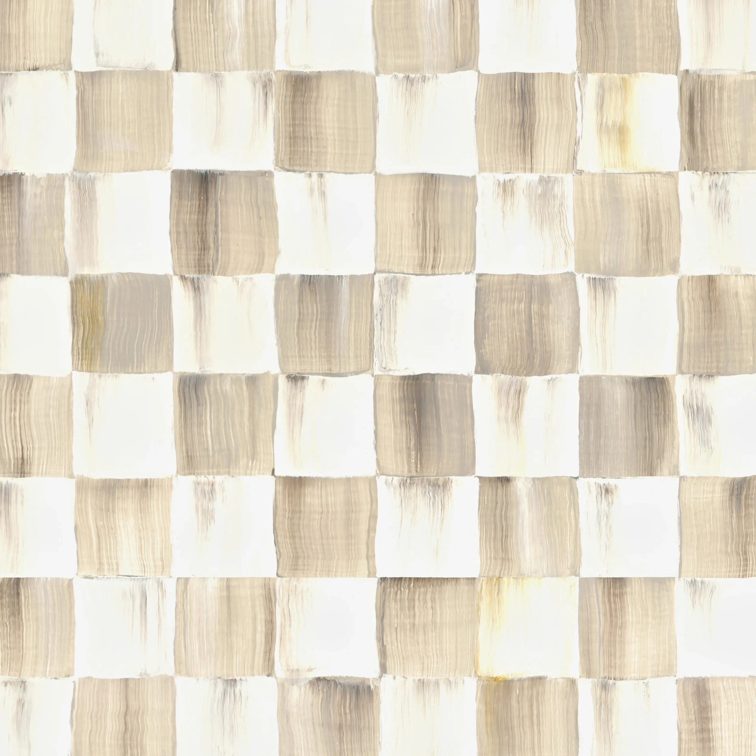 Mocha Check Wallpaper