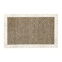 Mocha Check 3' x 5' Chunky Sisal Rug