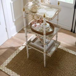 Mocha Check 3' x 5' Chunky Sisal Rug