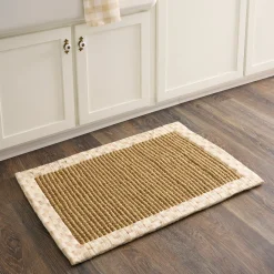 Mocha Check 2' x 3' Chunky Sisal Rug