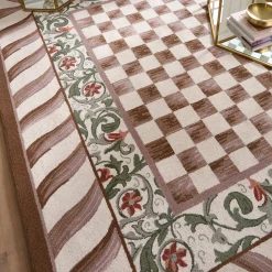 Mocha Check 8' x 10' Rug