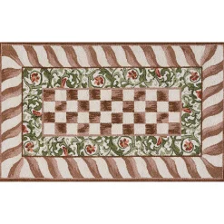 Mocha Check 3' x 5' Rug