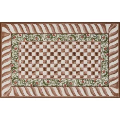 Mocha Check 5' x 8' Rug