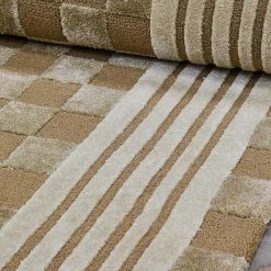 Mocha Tonal Check 2'6