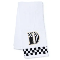 Monogram "D" Check Hand Towel
