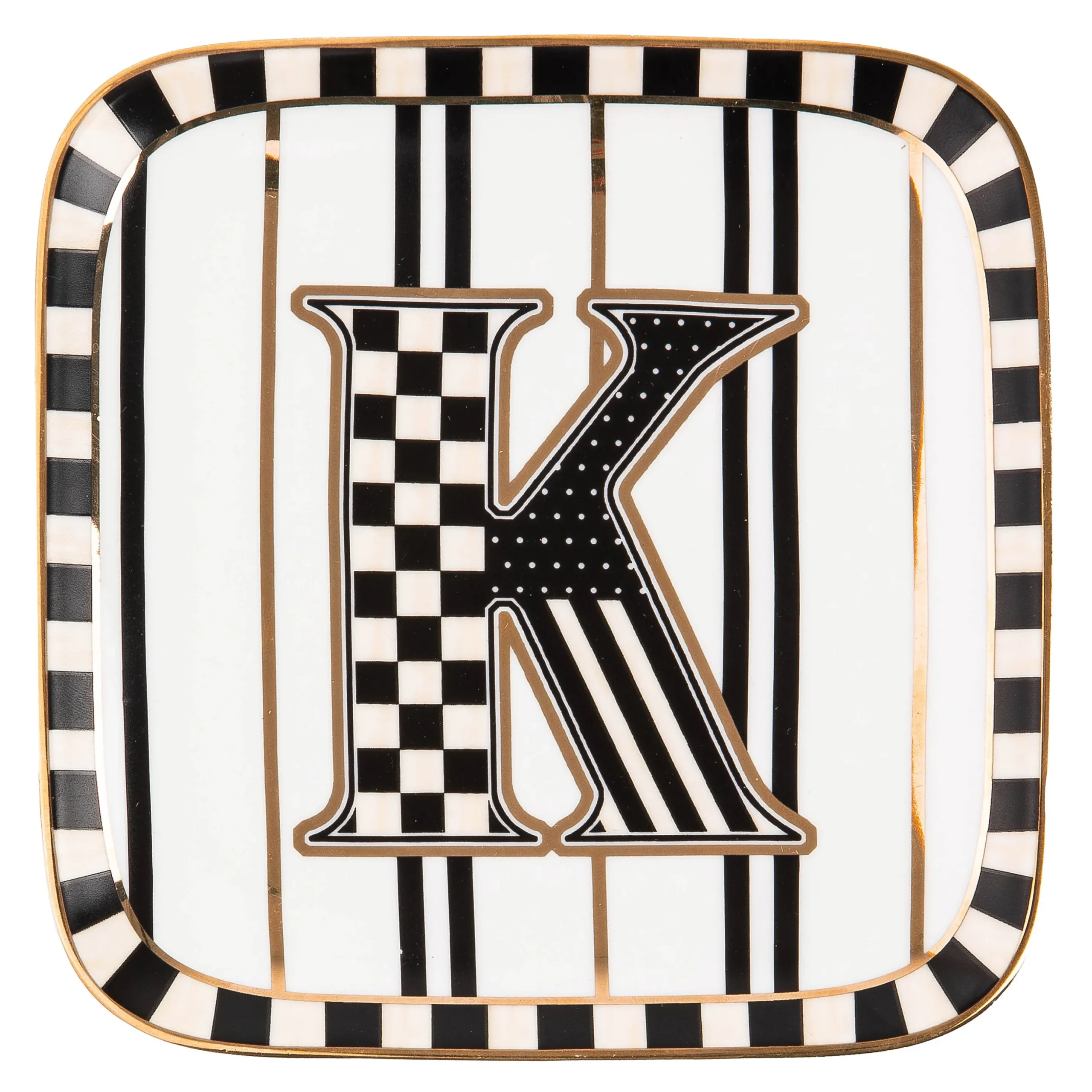 Monogram Dish - K
