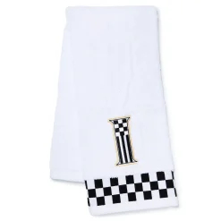 Monogram "I" Check Hand Towel