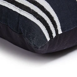 Monogram "N" Beaded Throw Pillow