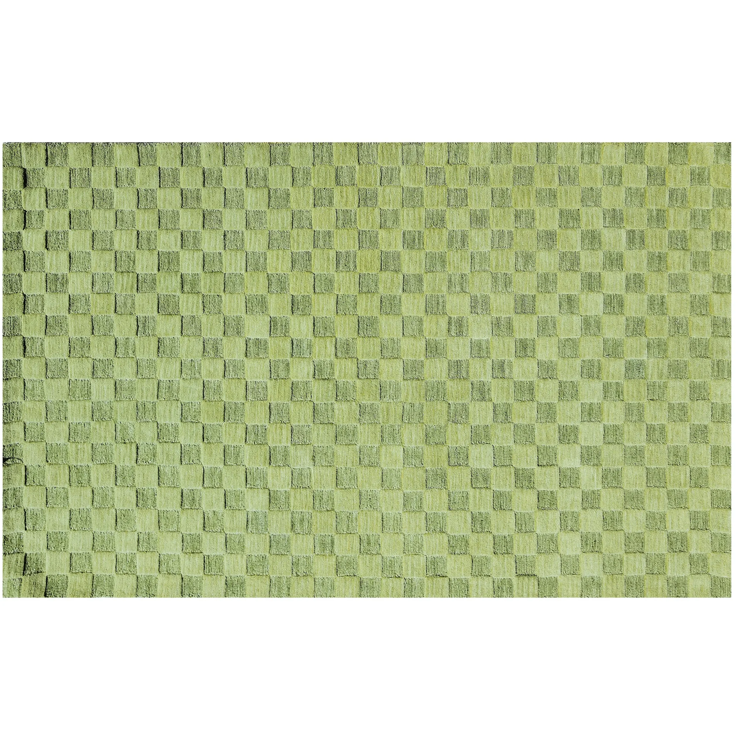 Moss Checkerboard 5' x 8' Rug