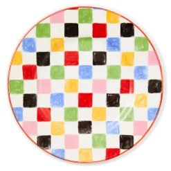 Multi Check Dinner Plate