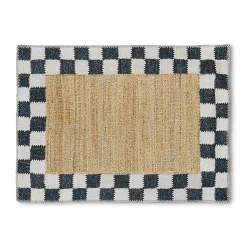 Naturals Check 2' x 3' Washable Rug