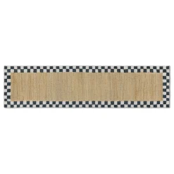 Naturals Check 2'6" x 10' Washable Runner