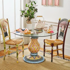 Odd Fellows Ceramic Pedestal Table Base