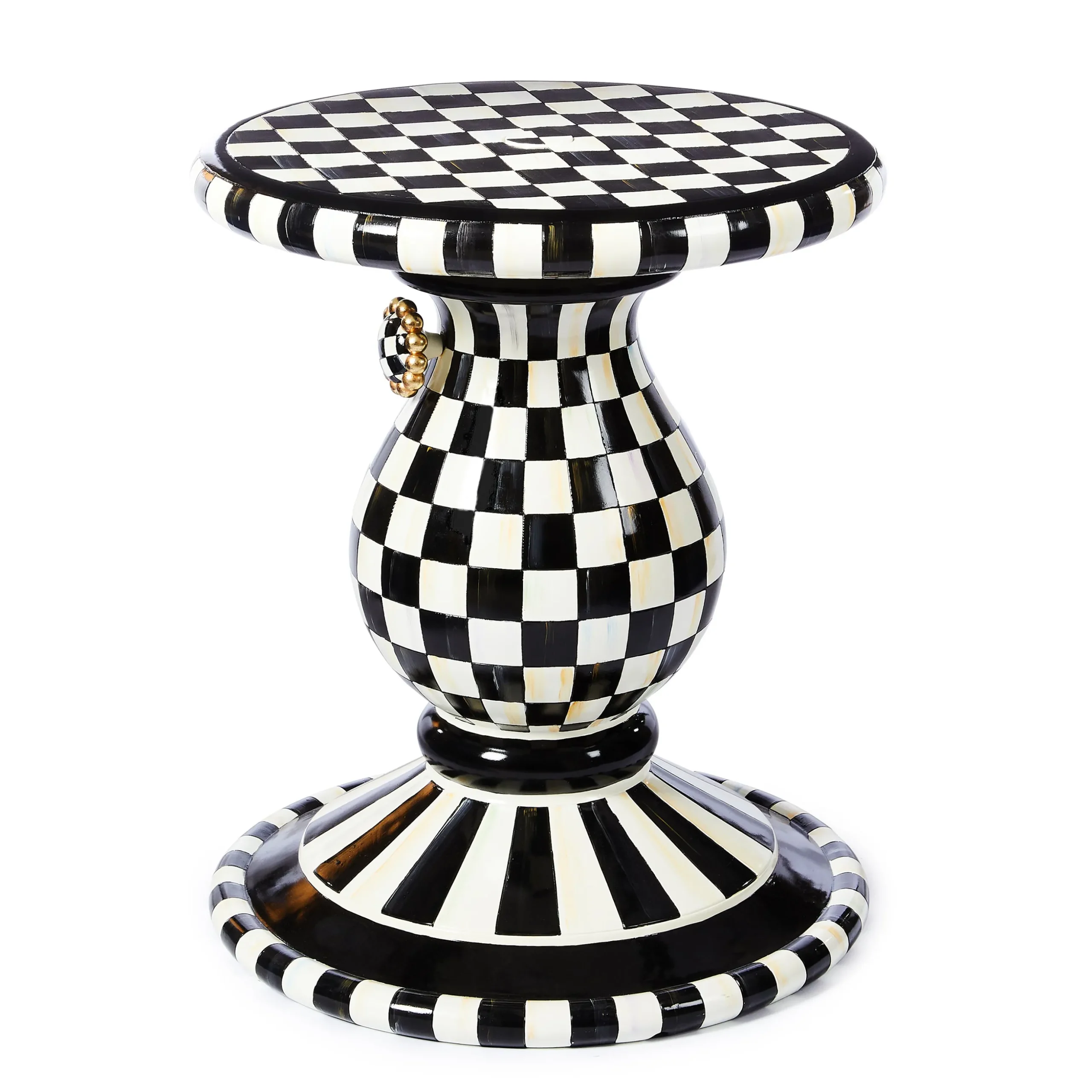 Outdoor Courtly Umbrella Stand Side Table