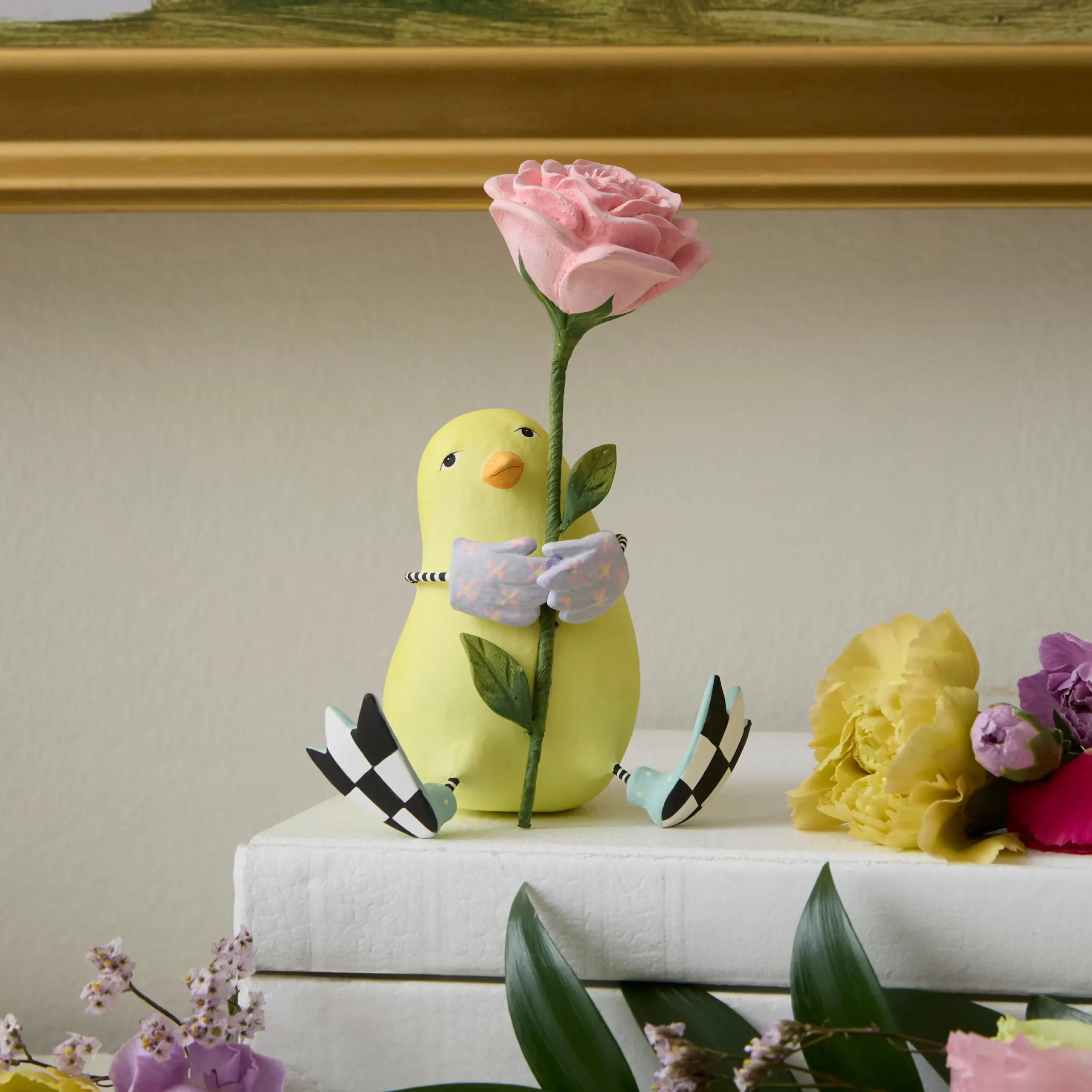Patience Brewster Chick with Flower