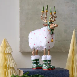 Patience Brewster Dash Away Blitzen Reindeer Figure