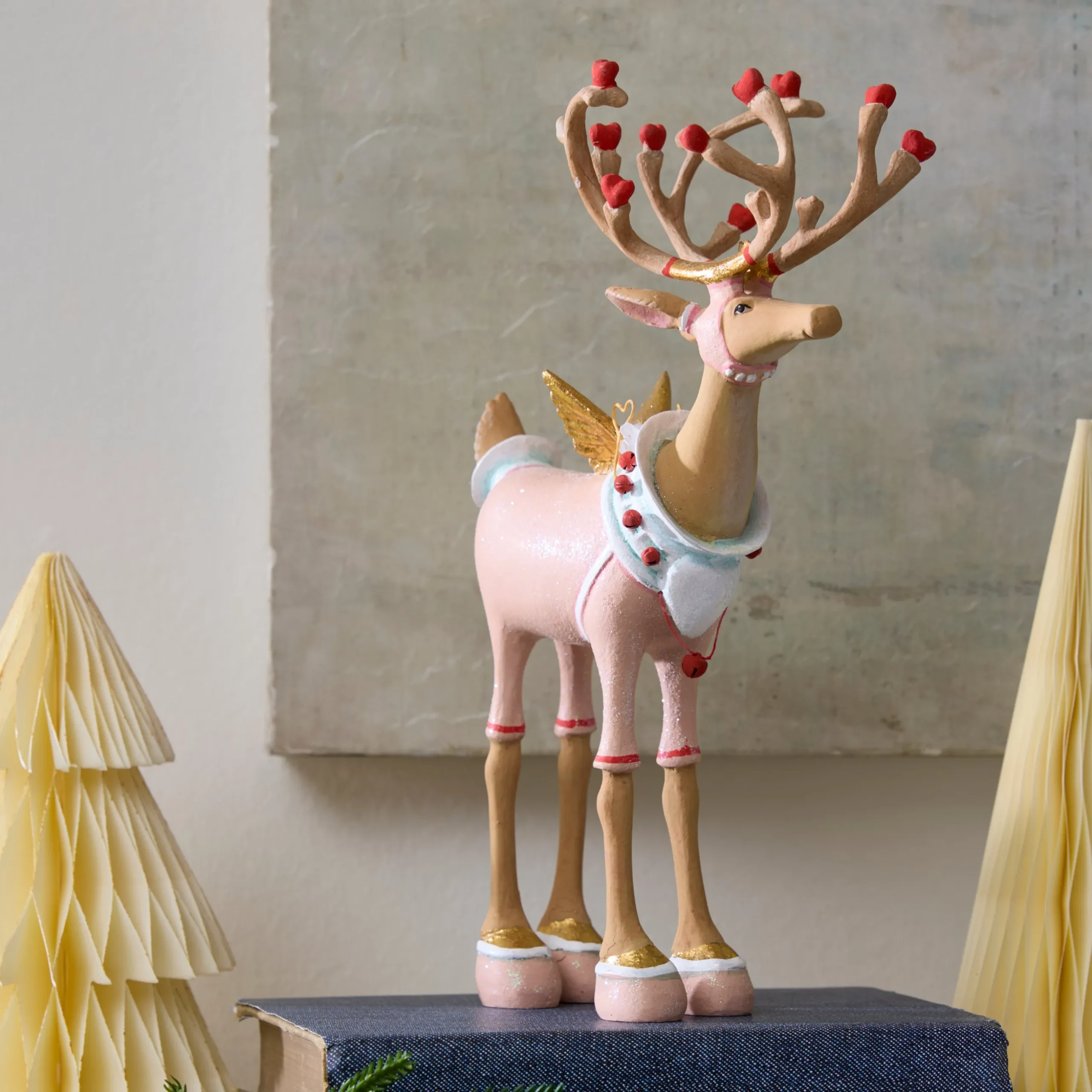 Patience Brewster Dash Away Cupid Reindeer Figure
