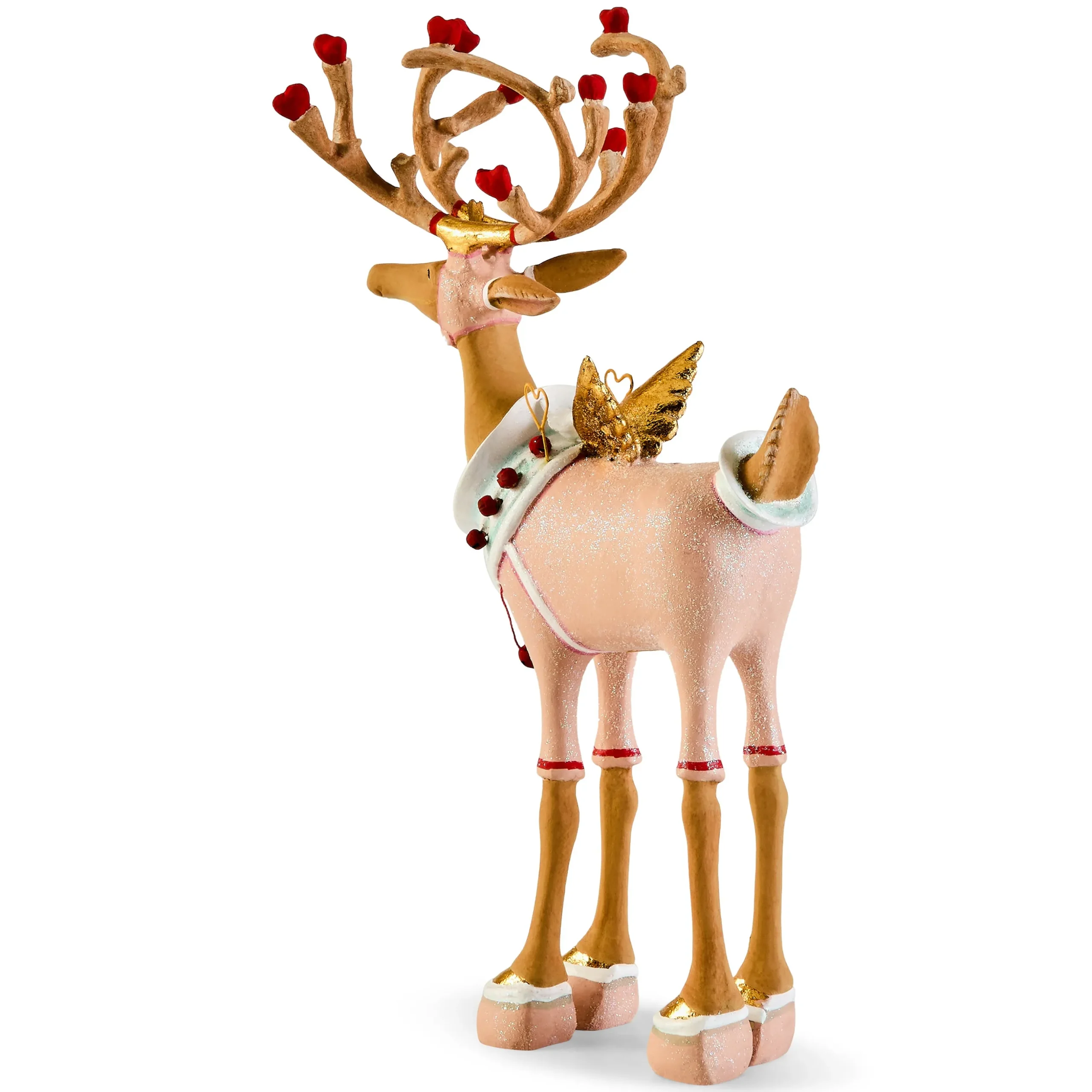 Patience Brewster Dash Away Cupid Reindeer Figure