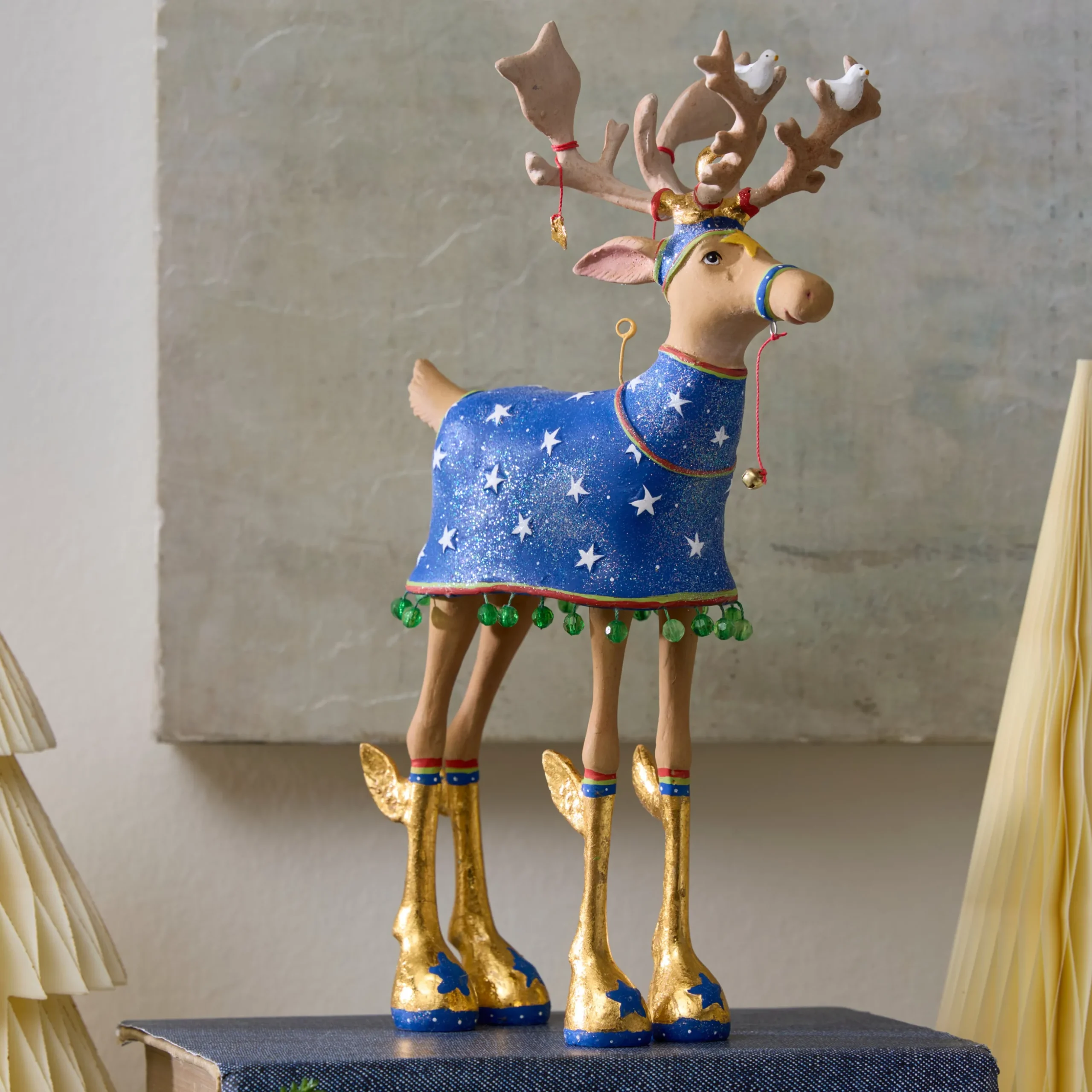 Patience Brewster Dash Away Comet Reindeer Figure