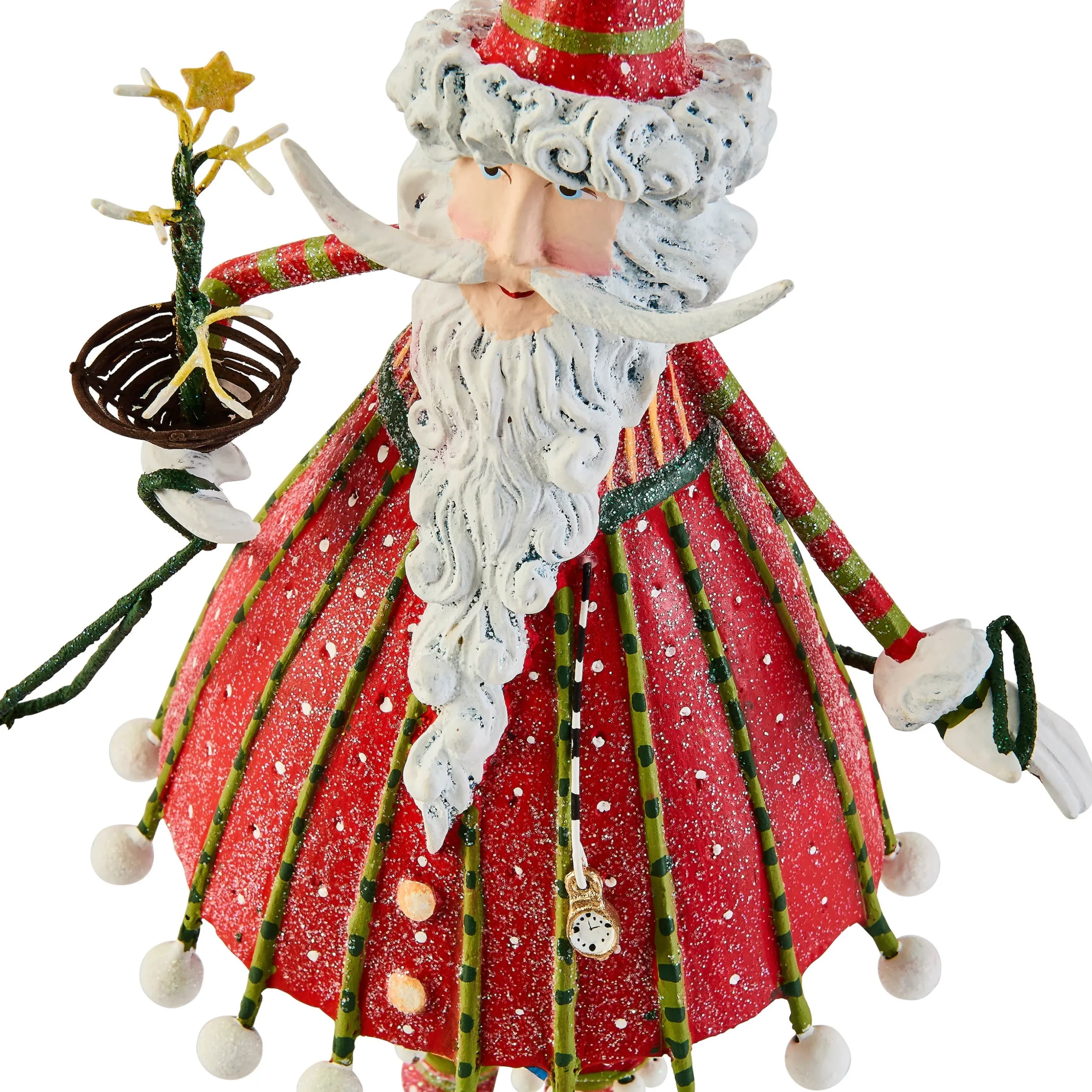 Patience Brewster Dash Away Dashing Santa Figure