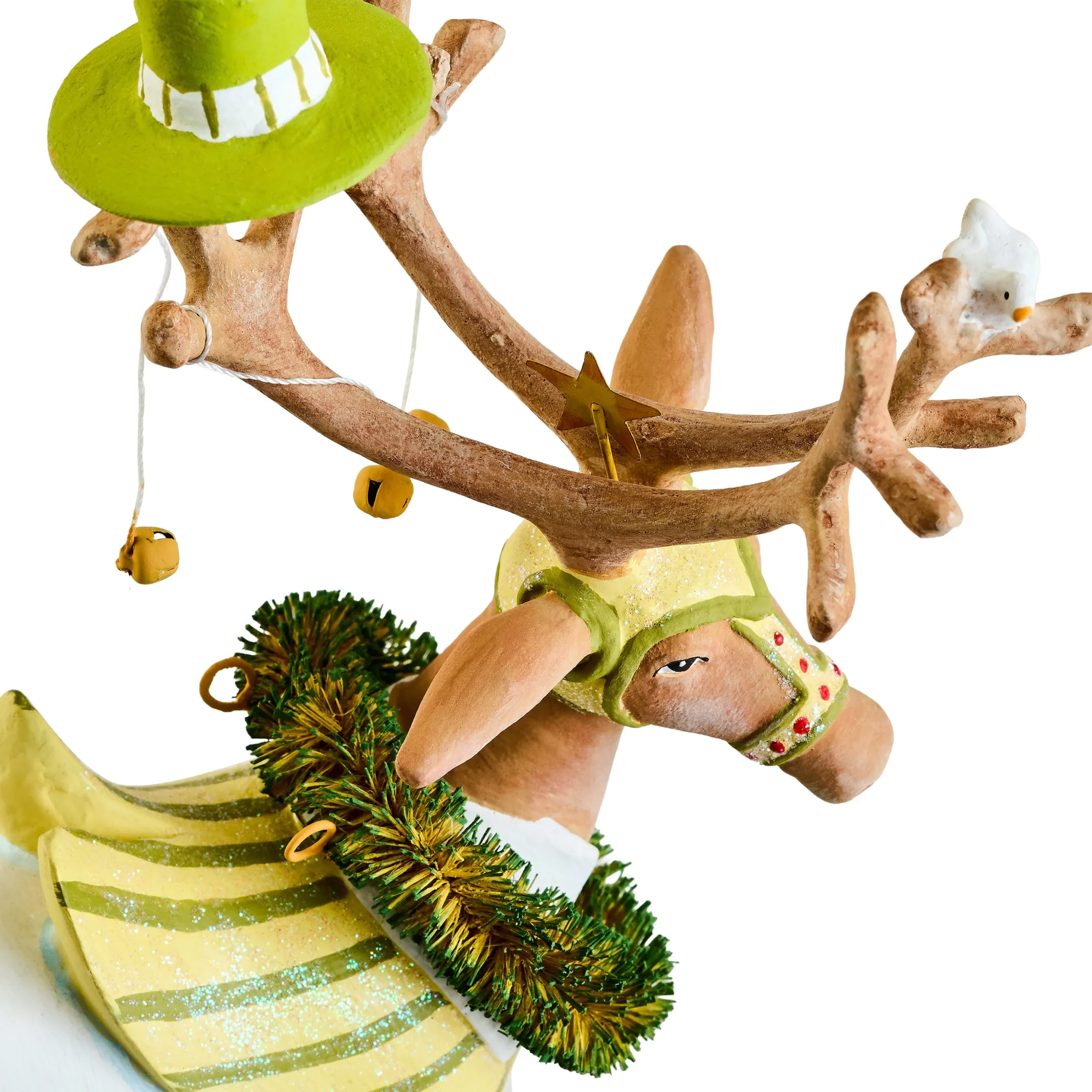 Patience Brewster Dash Away Prancer Reindeer Figure