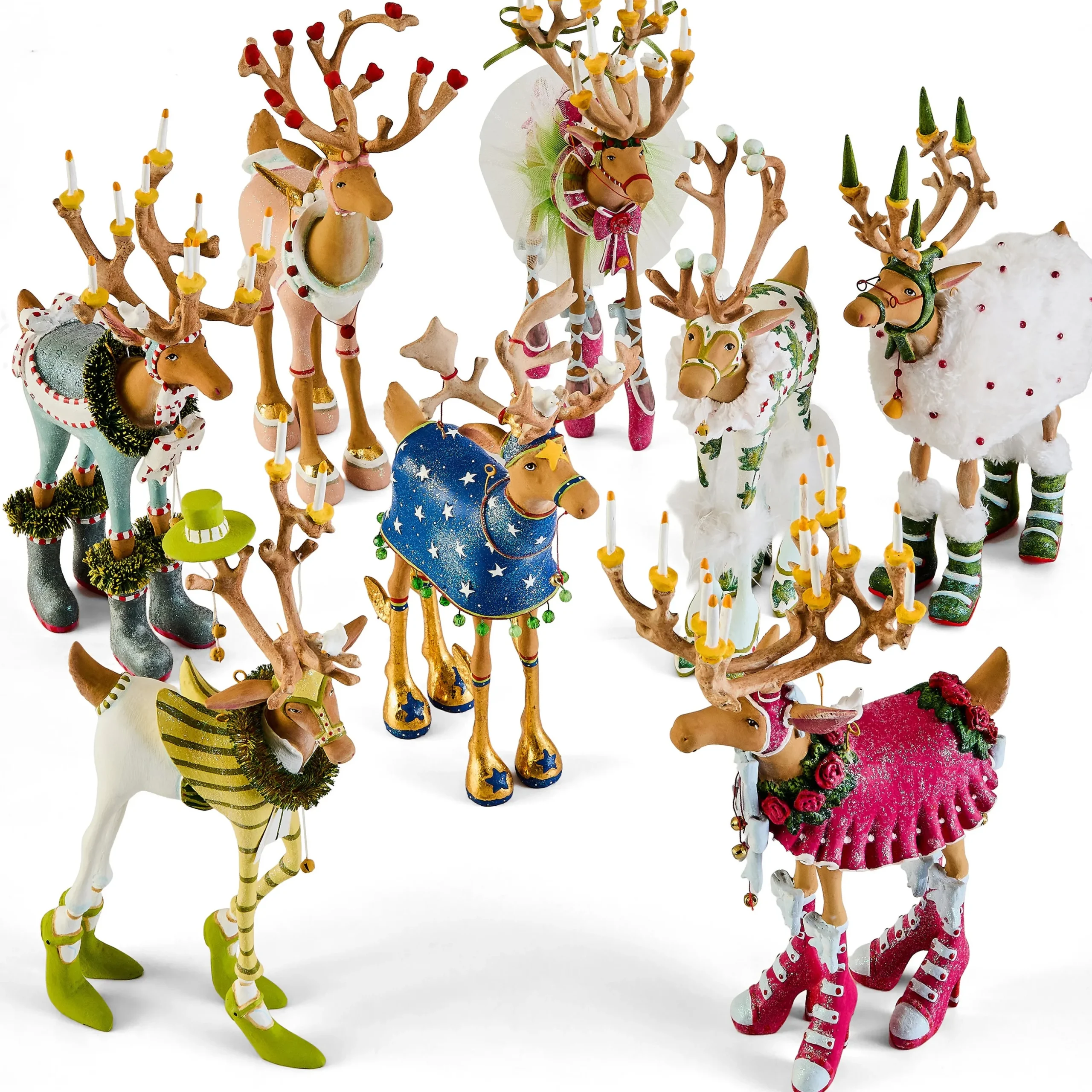 Patience Brewster Dash Away Reindeer Figure Collection
