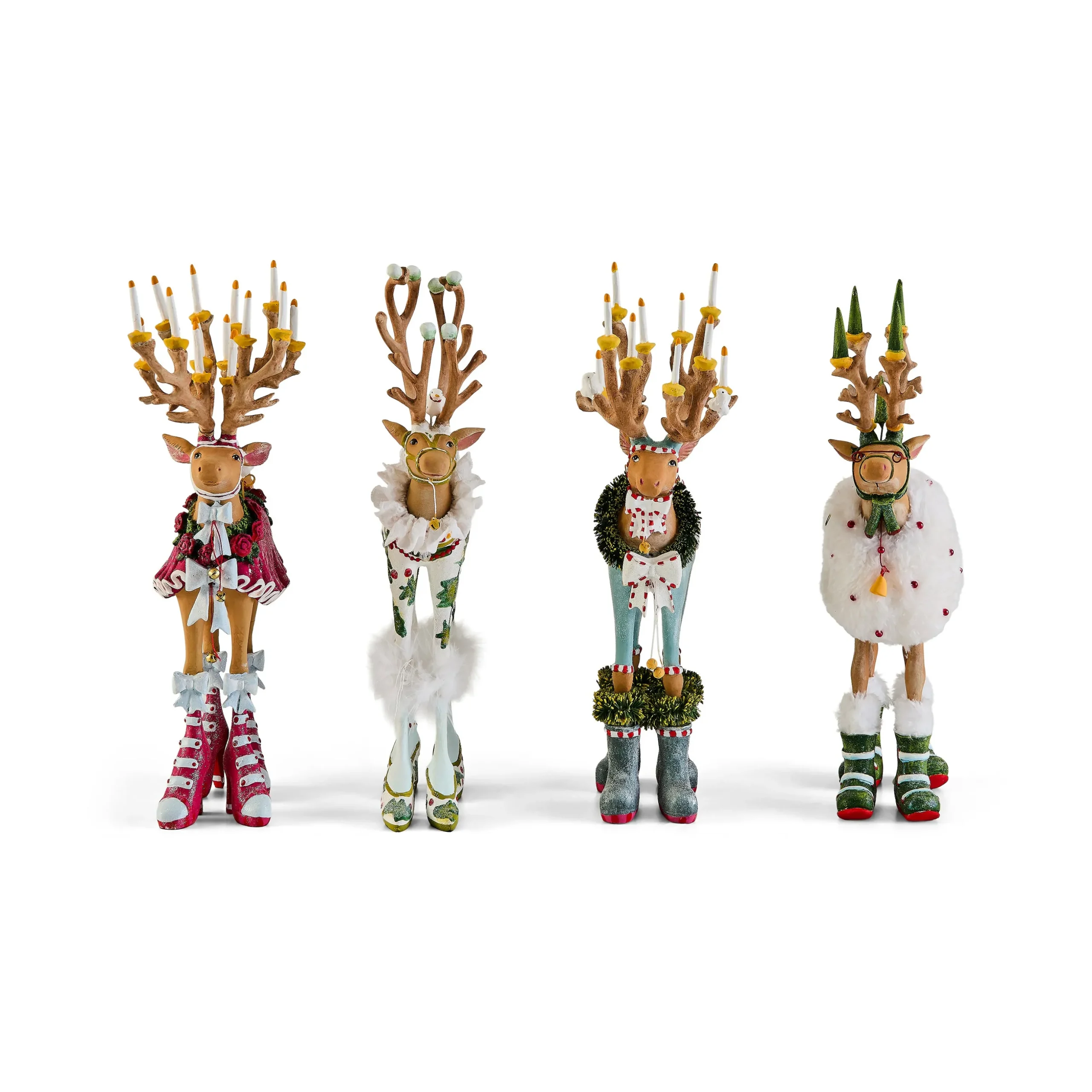 Patience Brewster Dash Away Reindeer Figure Set