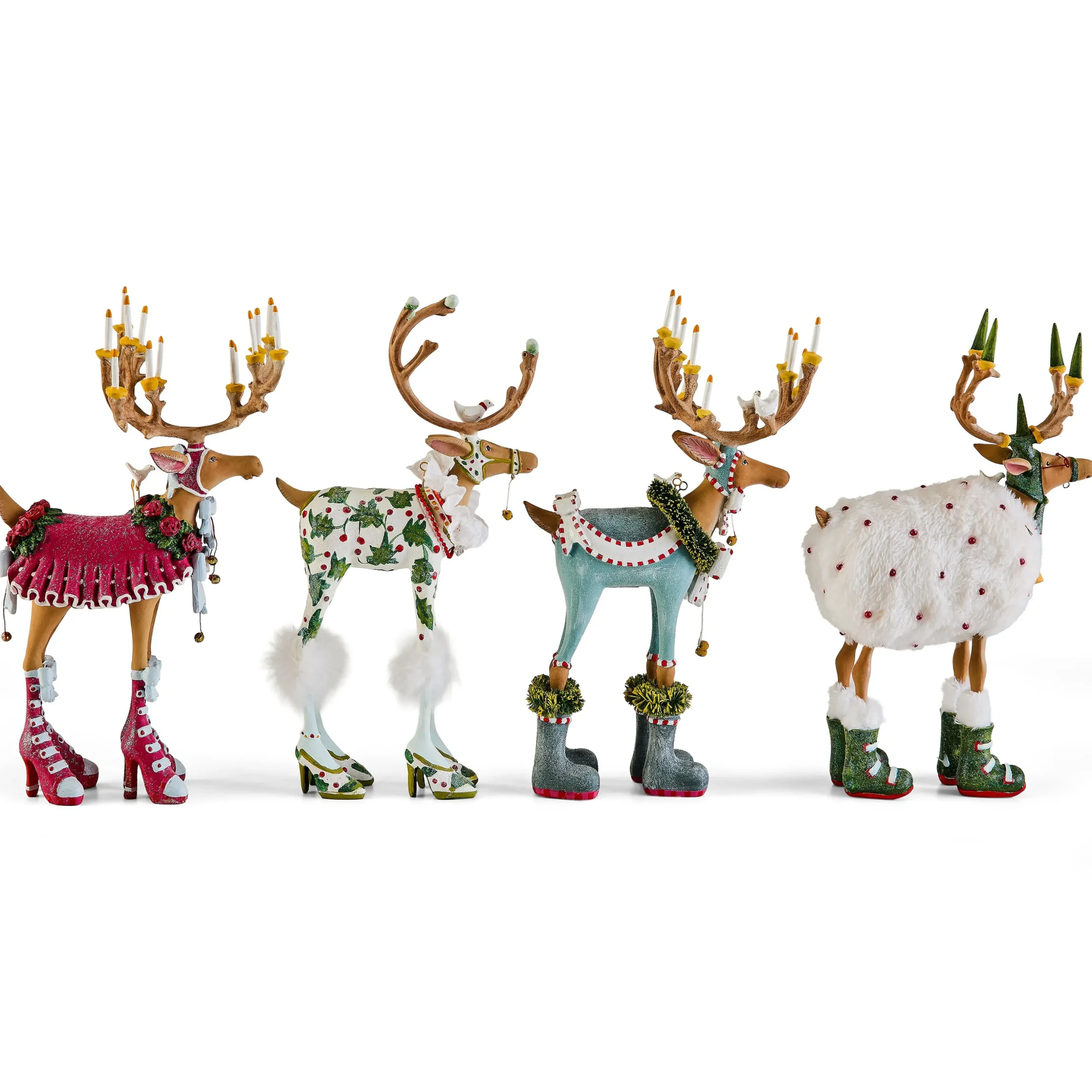 Patience Brewster Dash Away Reindeer Figure Set