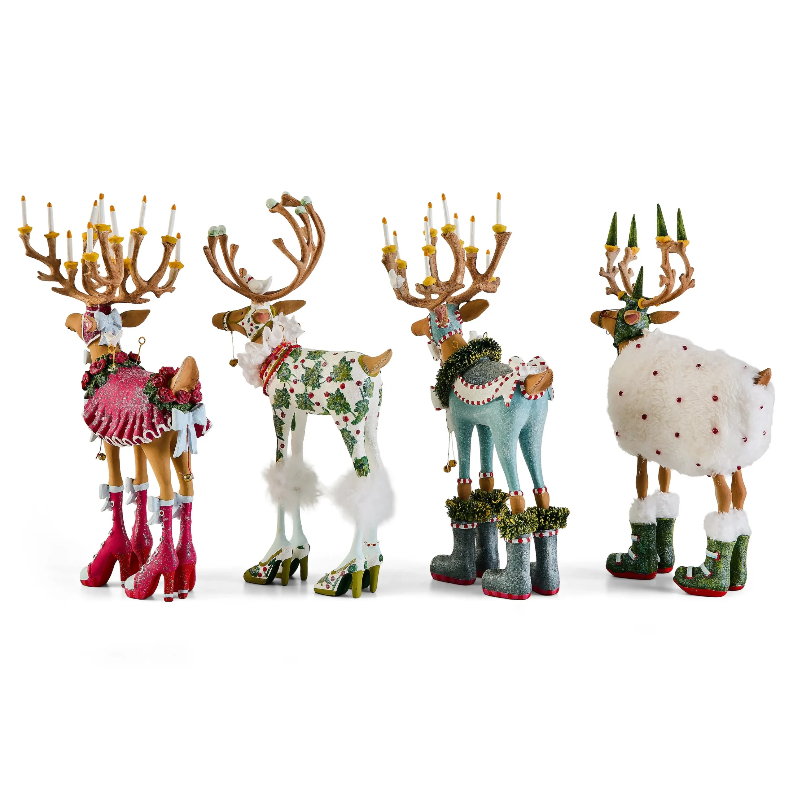 Patience Brewster Dash Away Reindeer Figure Set
