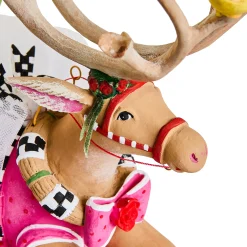 Patience Brewster Dash Away Sitting Dancer Reindeer Figure