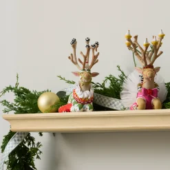 Patience Brewster Dash Away Sitting Vixen Reindeer Figure