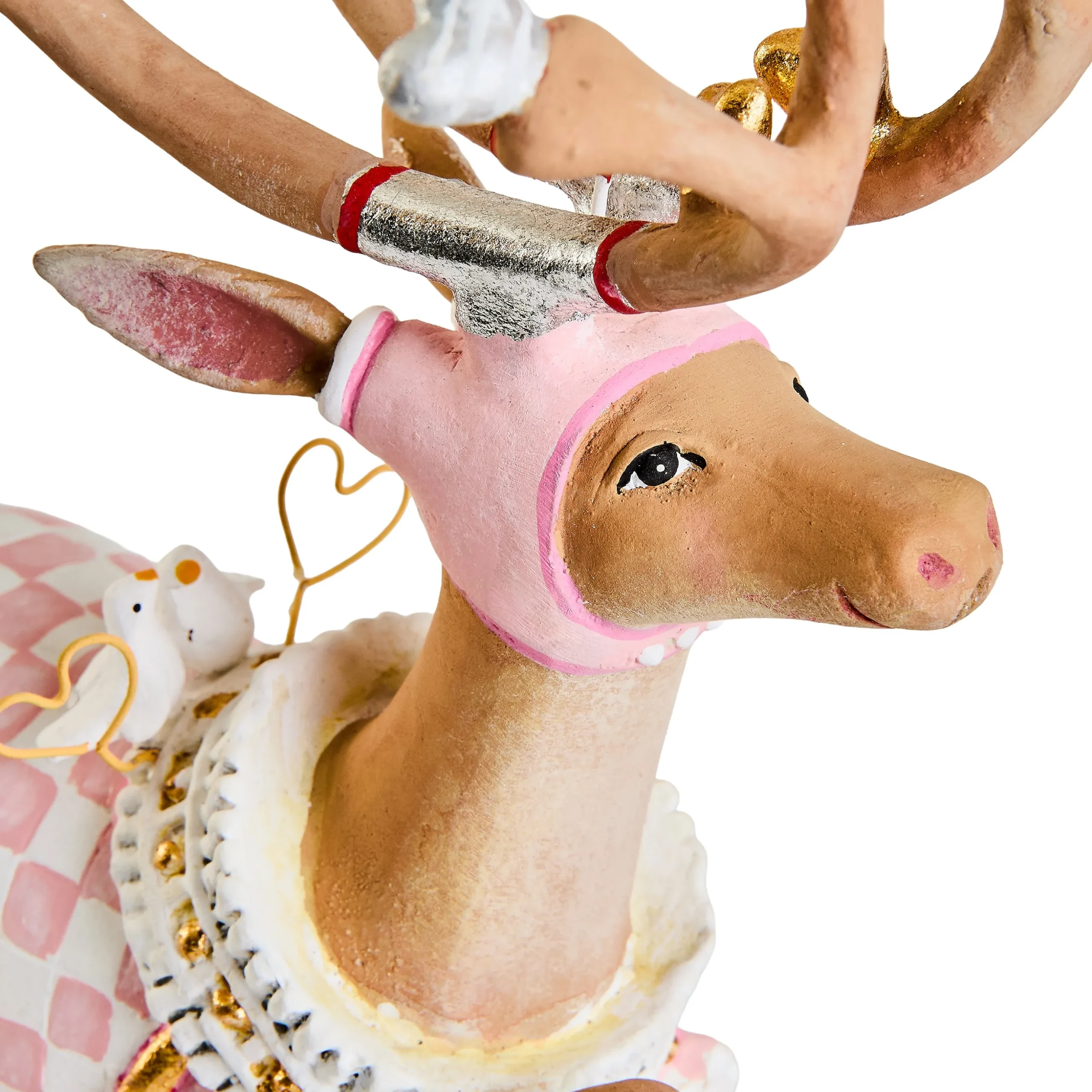 Patience Brewster Dash Away Sitting Cupid Reindeer Figure