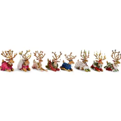 Patience Brewster Dash Away Sitting Cupid Reindeer Figure