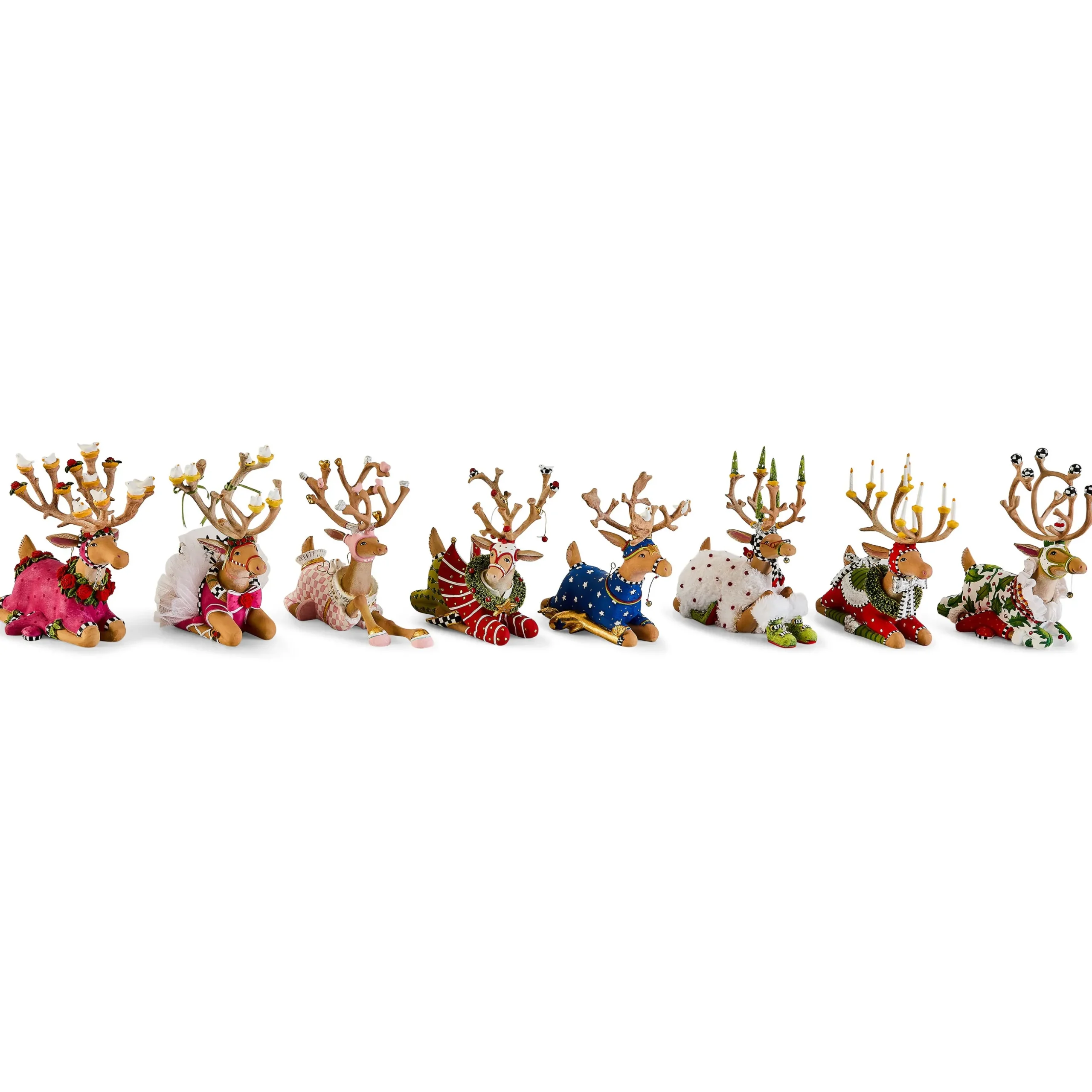 Patience Brewster Dash Away Sitting Cupid Reindeer Figure