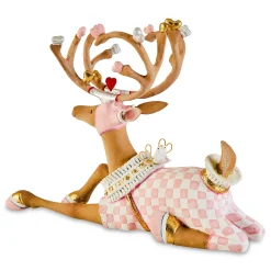 Patience Brewster Dash Away Sitting Cupid Reindeer Figure