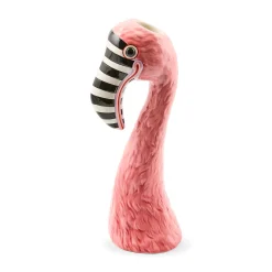 Patience Brewster Flamingo Ceramic Vase
