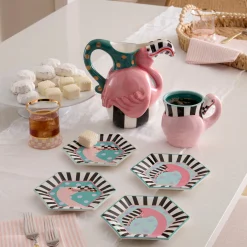 Patience Brewster Flamingo Ceramic Pitcher