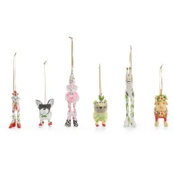 Patience Brewster Mini Dog Ornaments, Set of 6