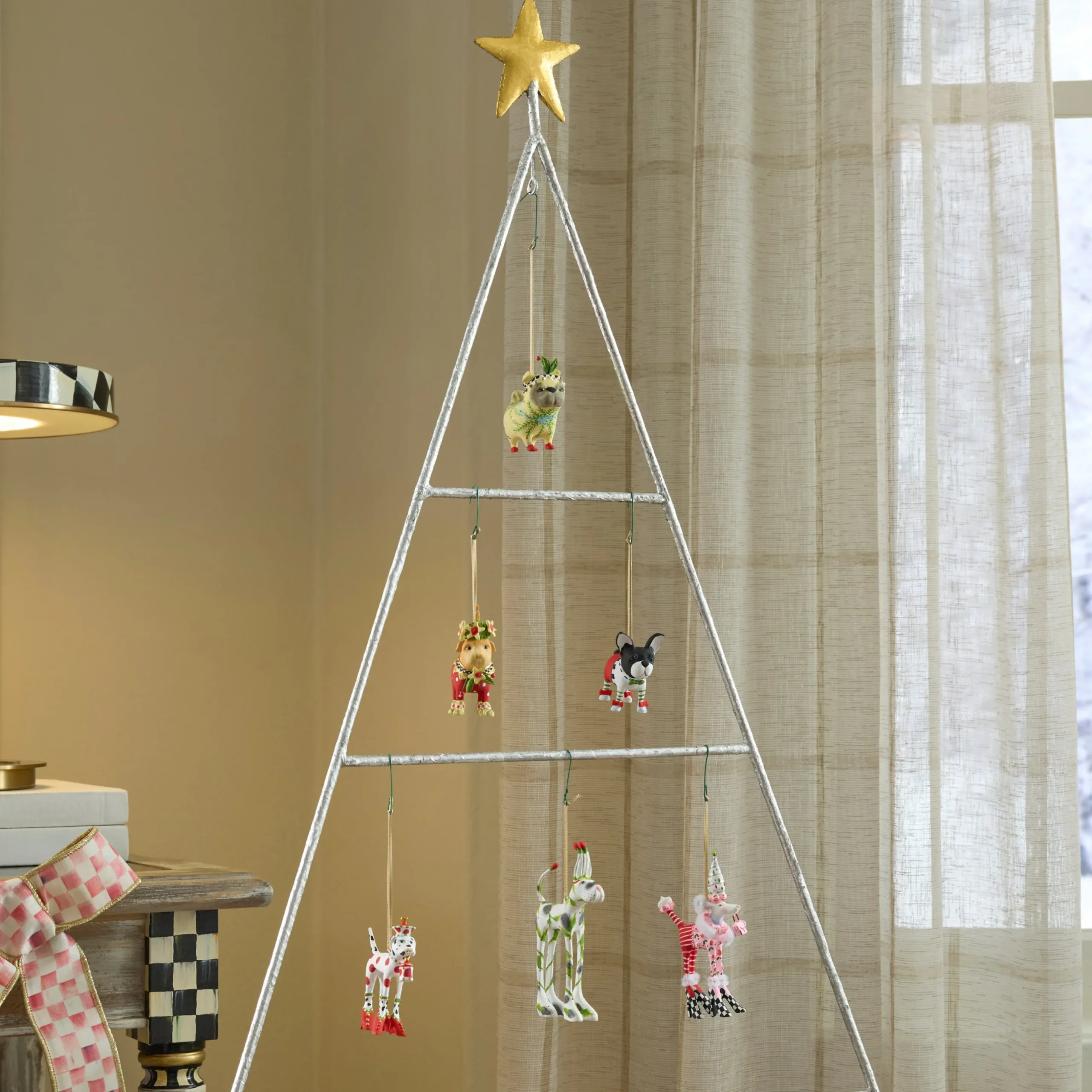 Patience Brewster Mini Dog Ornaments, Set of 6