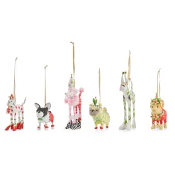 Patience Brewster Mini Dog Ornaments, Set of 6