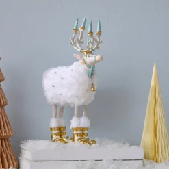 Patience Brewster Moonbeam Blitzen Reindeer Figure