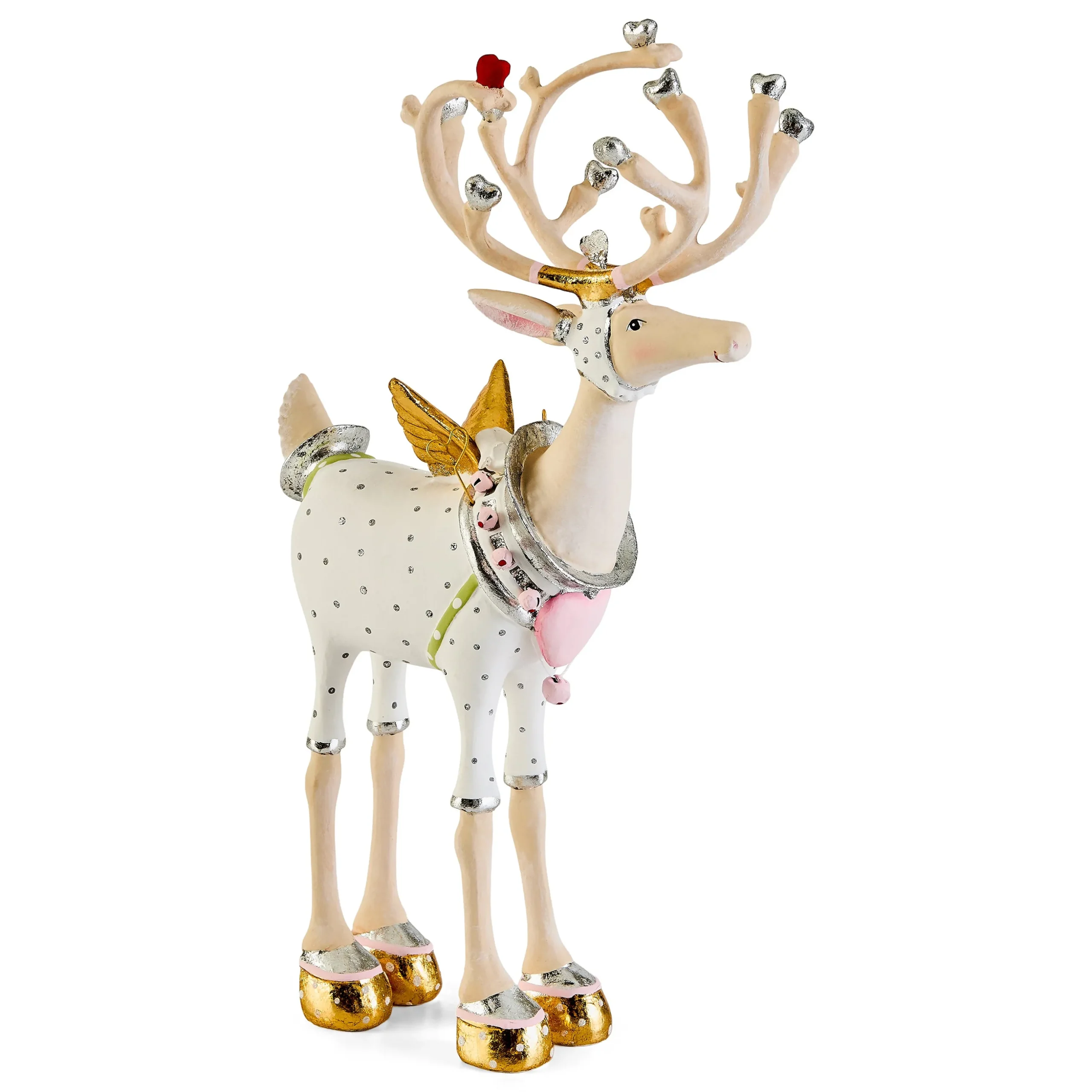 Patience Brewster Moonbeam Cupid Reindeer Figure